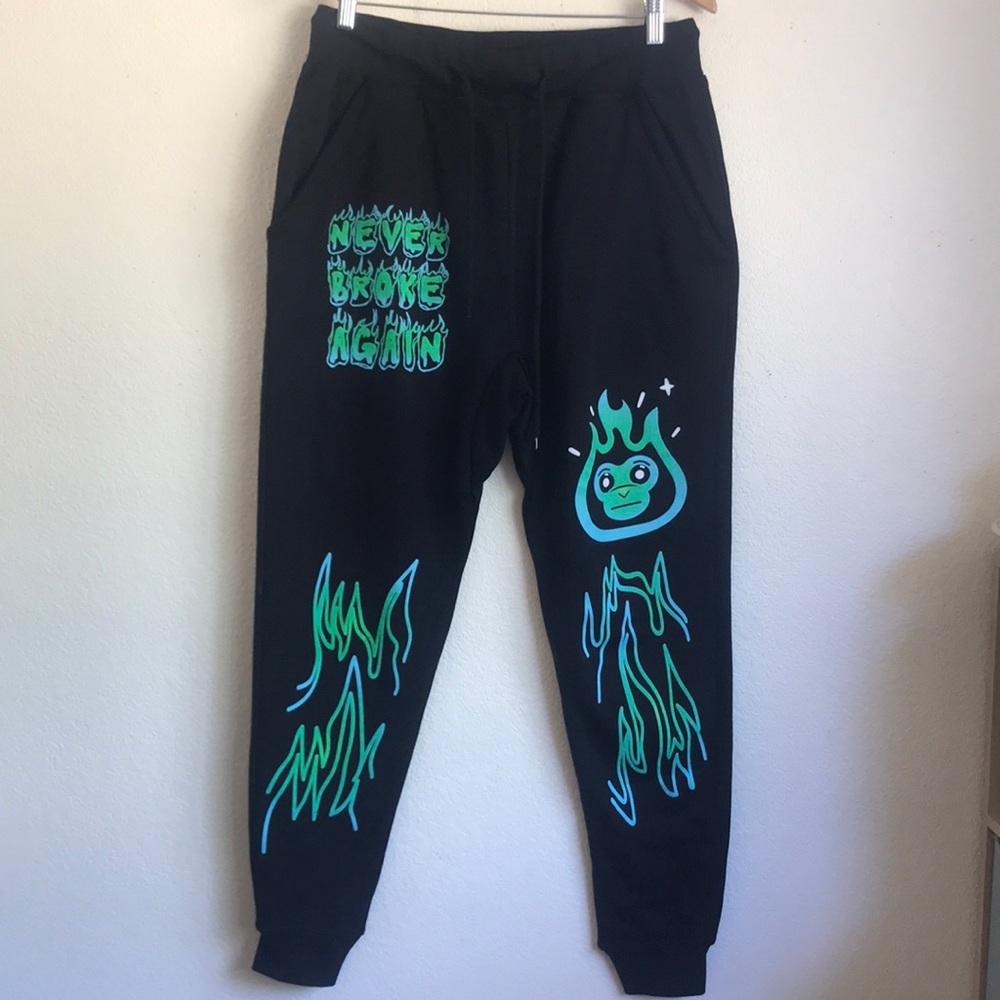 Young boy clothing NBA Never Broke Again sweatpants